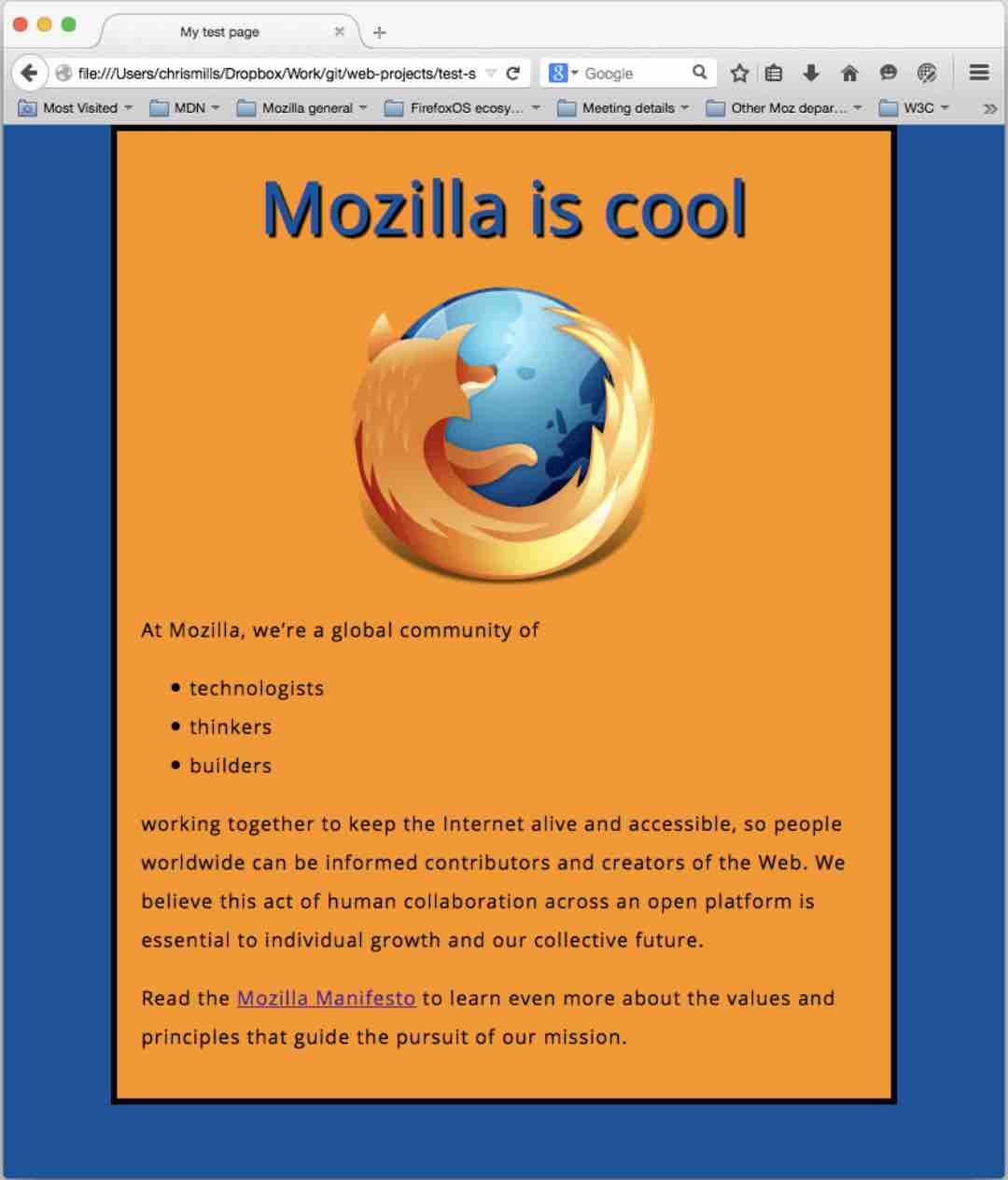 Website Screenshot Final - developer.mozilla.org